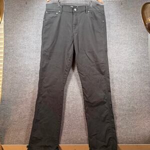 Wrangler Retro Slim Straight Jeans Men's 38X34 Black Denim Western Cowboy READ